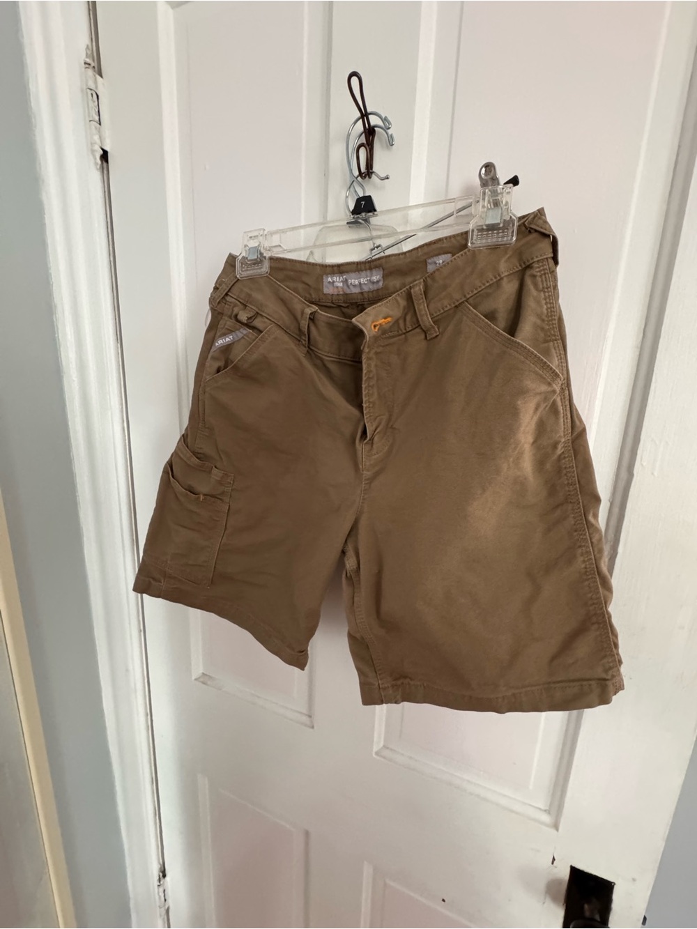 Ariat Perfect Rise Khaki Work Shorts